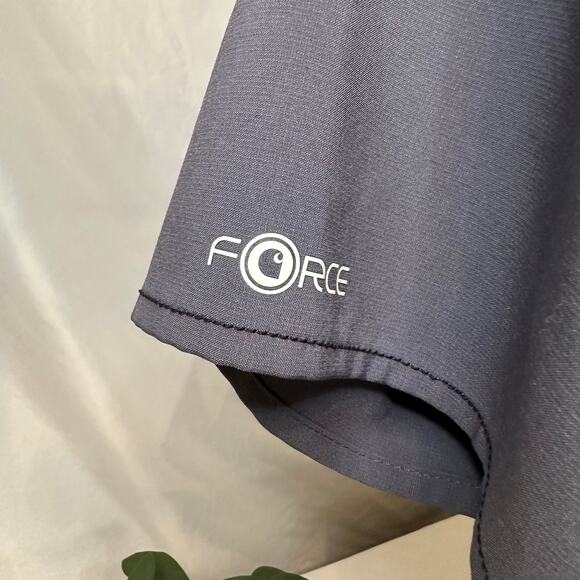 Carhartt Scrub Top Force Modern Fit Gray/Grey Nursing Vet Size XL - Picture 4 of 9